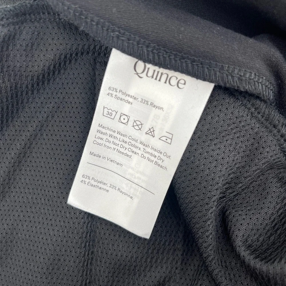 Quince Men's Ultra-Stretch 24/7 Smart Chino Black Pants Performance 36x32 - Picture 4 of 8